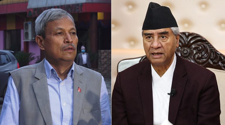 प्रधानमन्त्री देउवा र एमाले नेता रावलबीच जुहारीः दिमाग खुस्केको हो ?